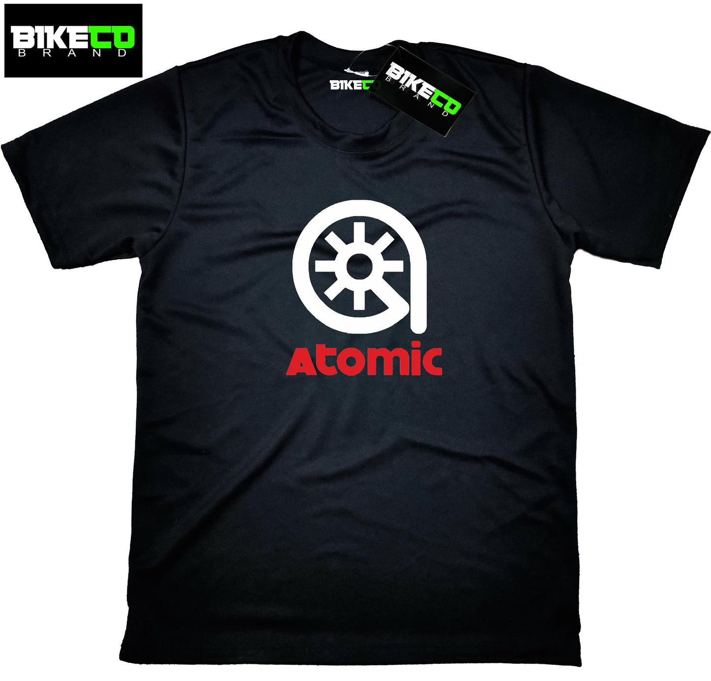 Atomic Cycling Dri-Fit Shirt | BIKECO Brand Collections