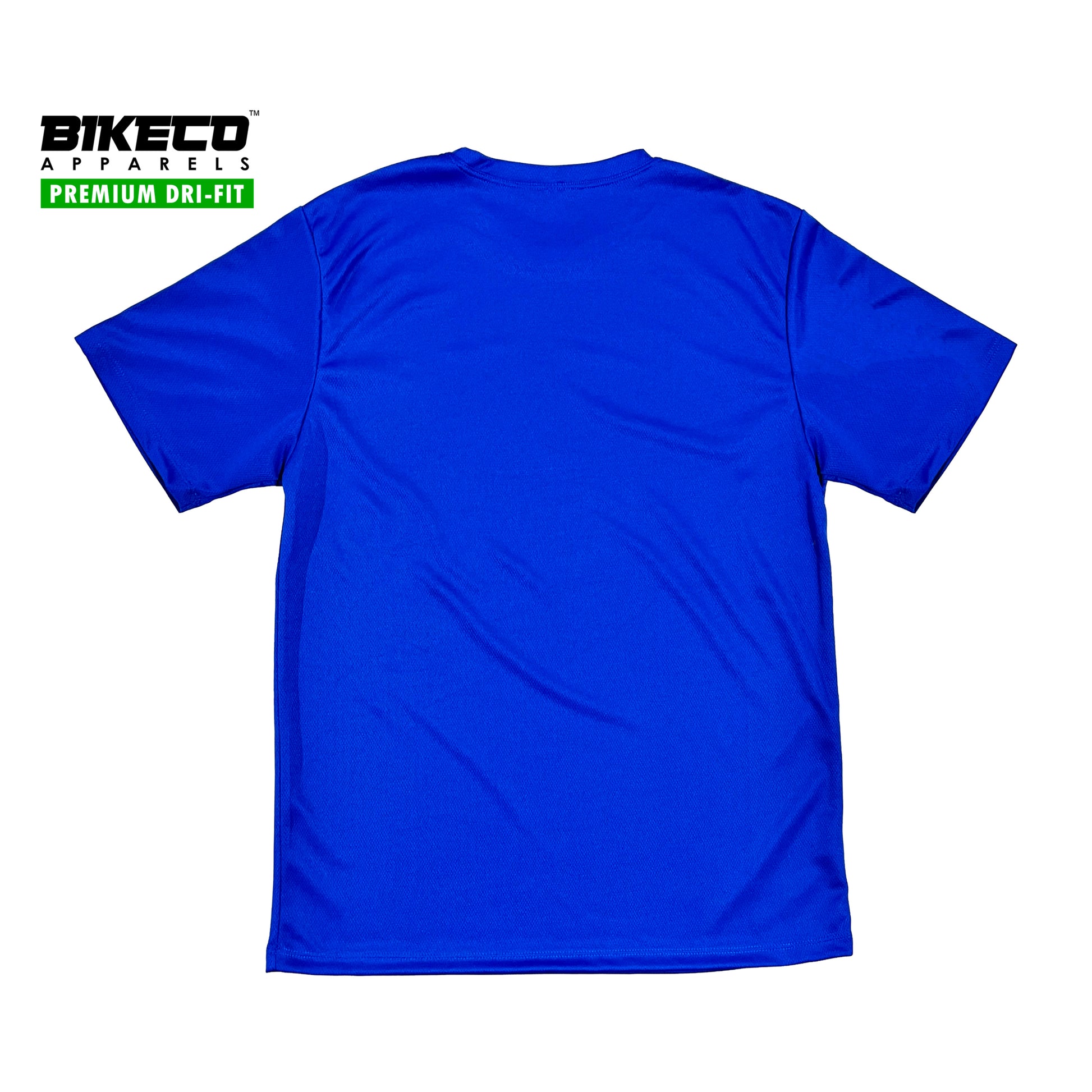 Bikeco Premium Dri-Fit Shirt | Plain Royal Blue - BIKECO APPARELS