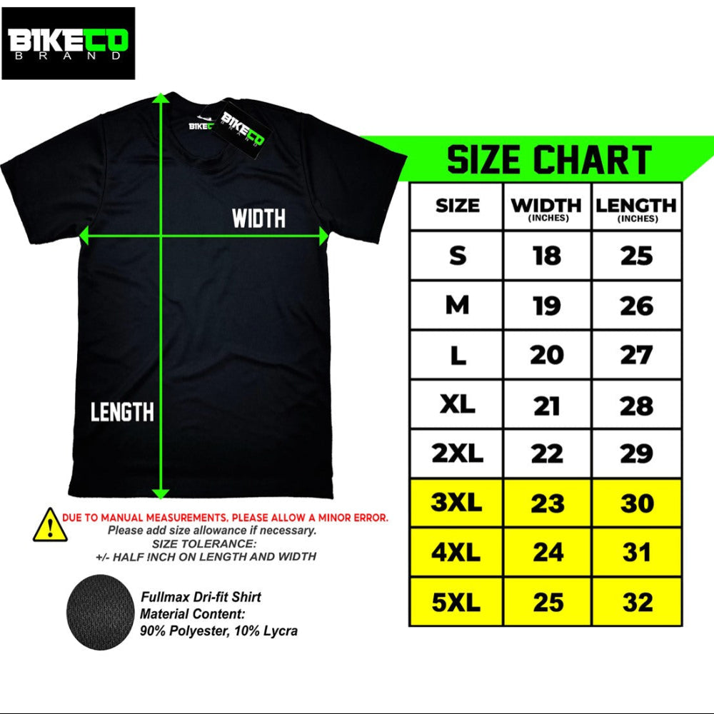 Bikeco Premium Dri-Fit Shirt | Plain White - BIKECO APPARELS