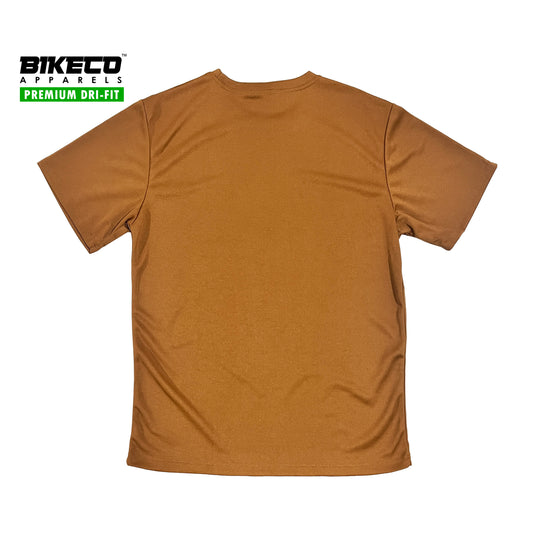 Bikeco Premium Dri-Fit Shirt | Plain Caramel Shirt - BIKECO APPARELS