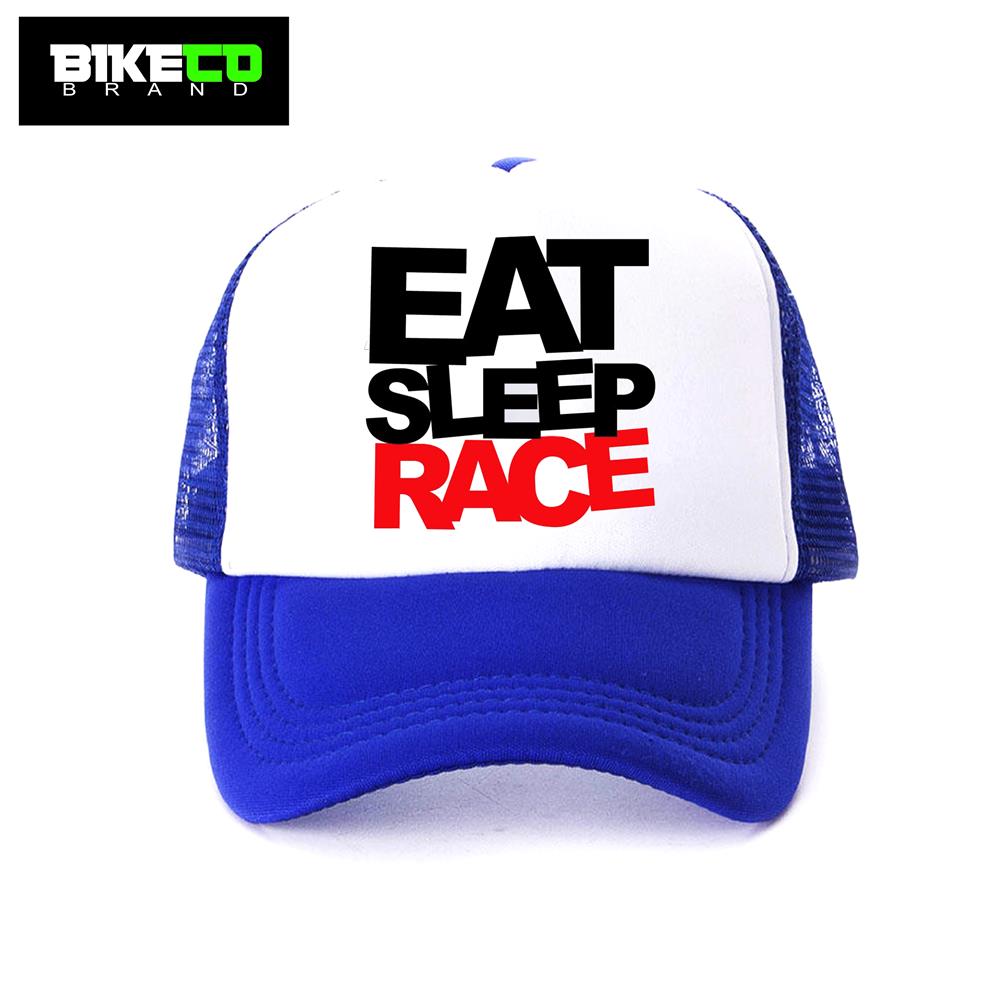Eat Sleep Race Cycling Cap | BIKECO Brand Collections - BIKECO APPARELS