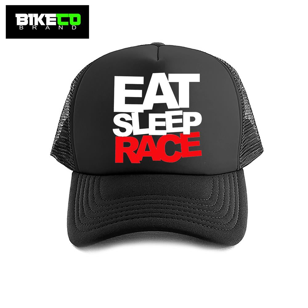 Eat Sleep Race Cycling Cap | BIKECO Brand Collections - BIKECO APPARELS
