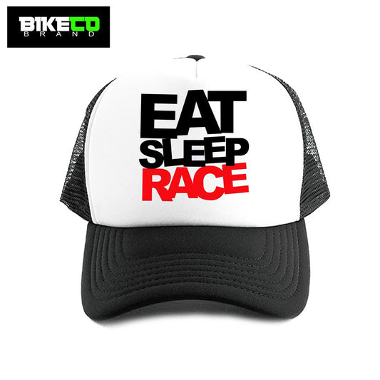 Eat Sleep Race Cycling Cap | BIKECO Brand Collections - BIKECO APPARELS