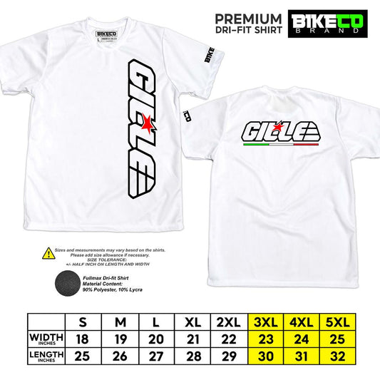 Gille Side Print | Premium Riding Dri-Fit Shirt - BIKECO APPARELS