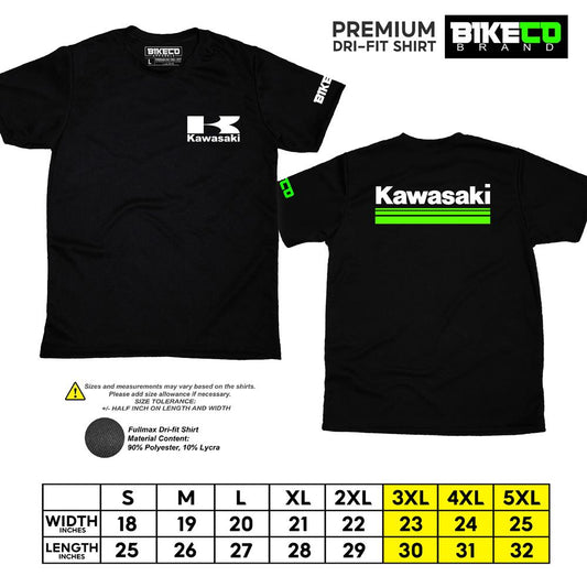 Kawasaki Pocket Print | Premium Riding Dri-Fit Shirt