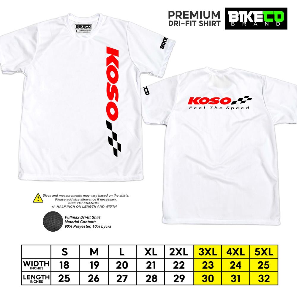 Koso Side Print | Premium Riding Dri-Fit Shirt - BIKECO APPARELS