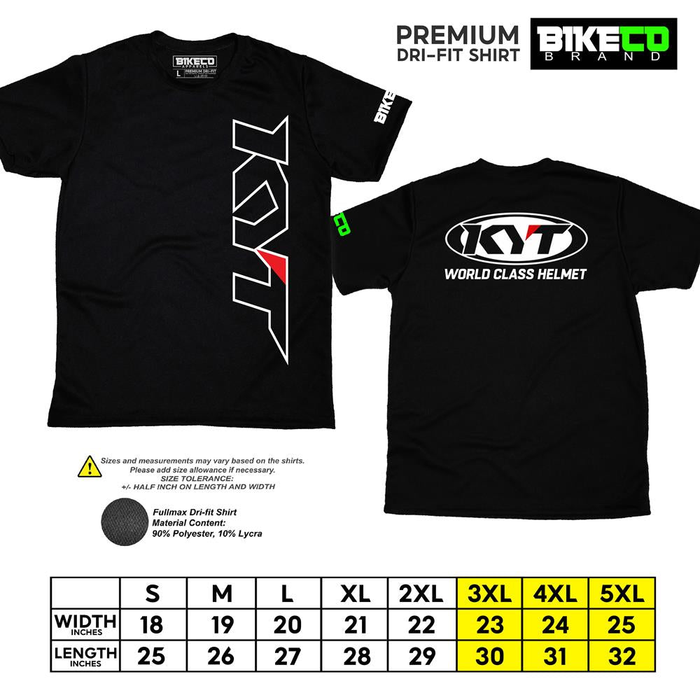KYT Side Print | Premium Riding Dri-Fit Shirt - BIKECO APPARELS