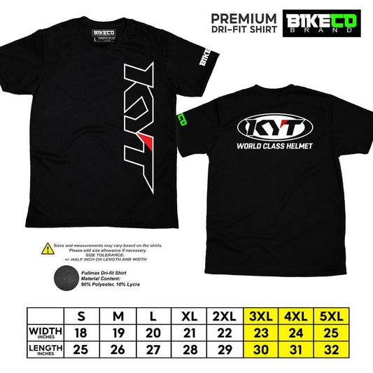 KYT Side Print | Premium Riding Dri-Fit Shirt - BIKECO APPARELS