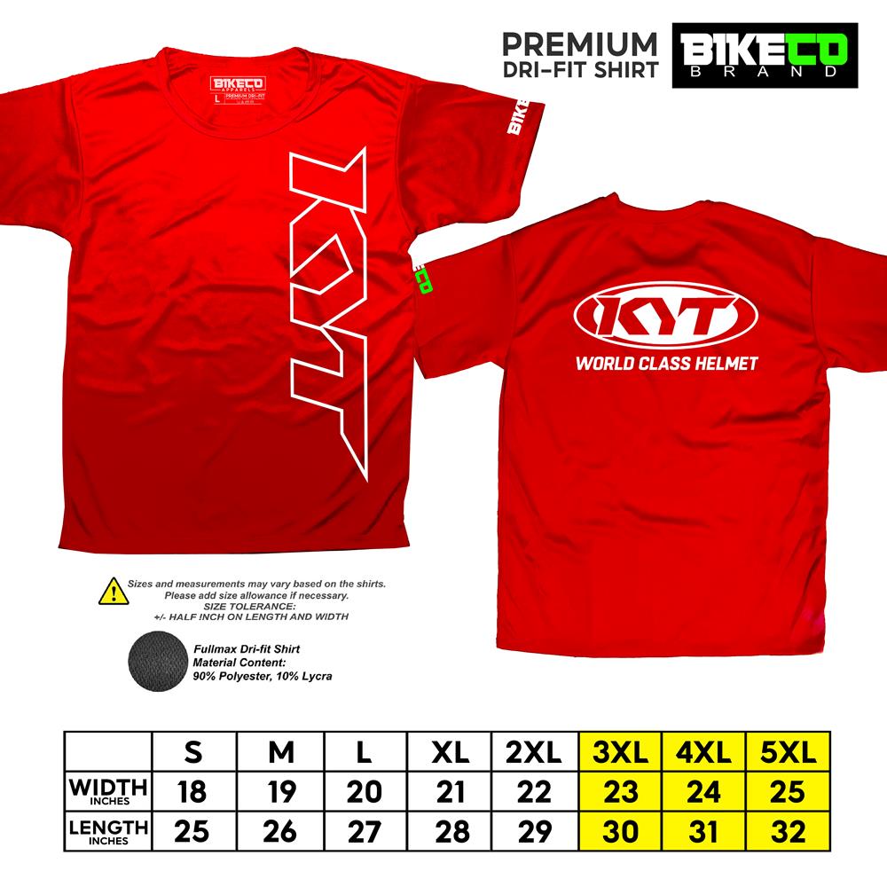 KYT Side Print | Premium Riding Dri-Fit Shirt - BIKECO APPARELS