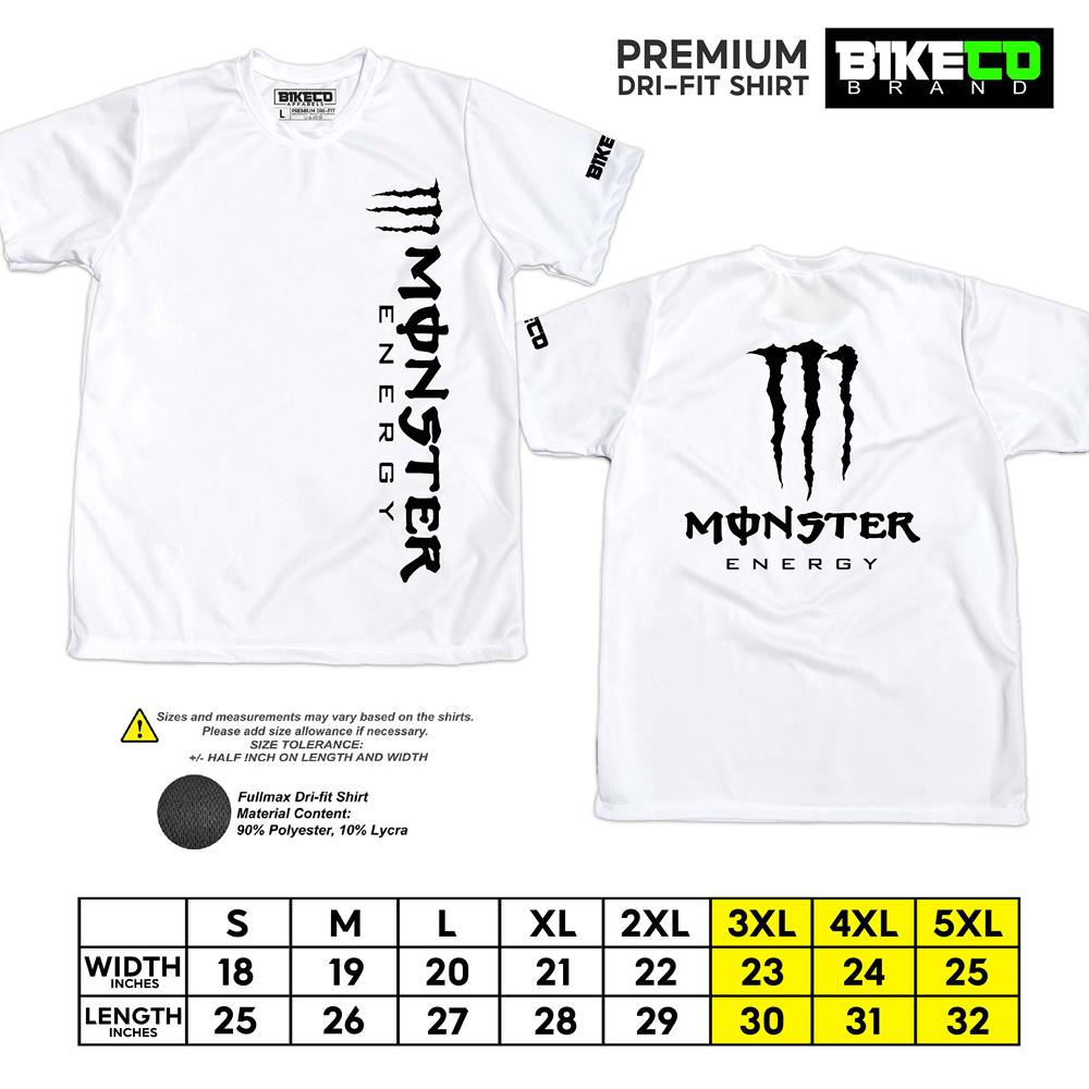 Monster Side Print | Premium Riding Dri-Fit Shirt - BIKECO APPARELS