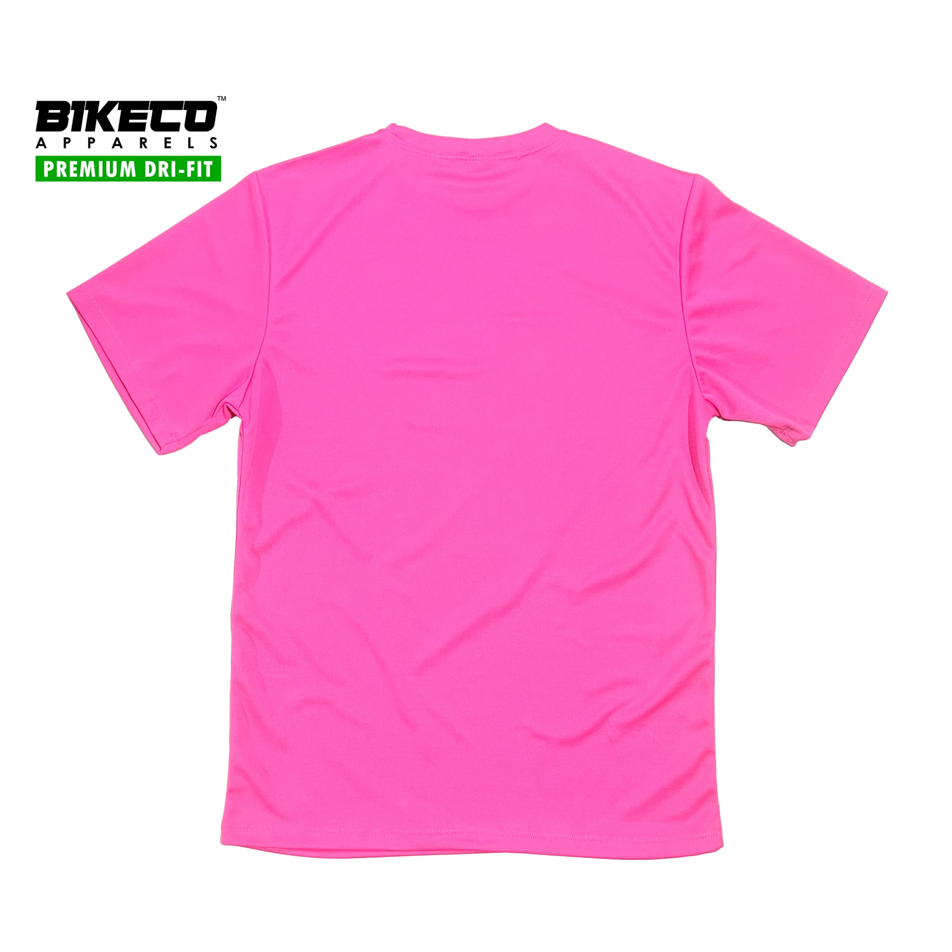 Bikeco Premium Dri-Fit Shirt | Plain Fuchsia Pink Shirt - BIKECO APPARELS