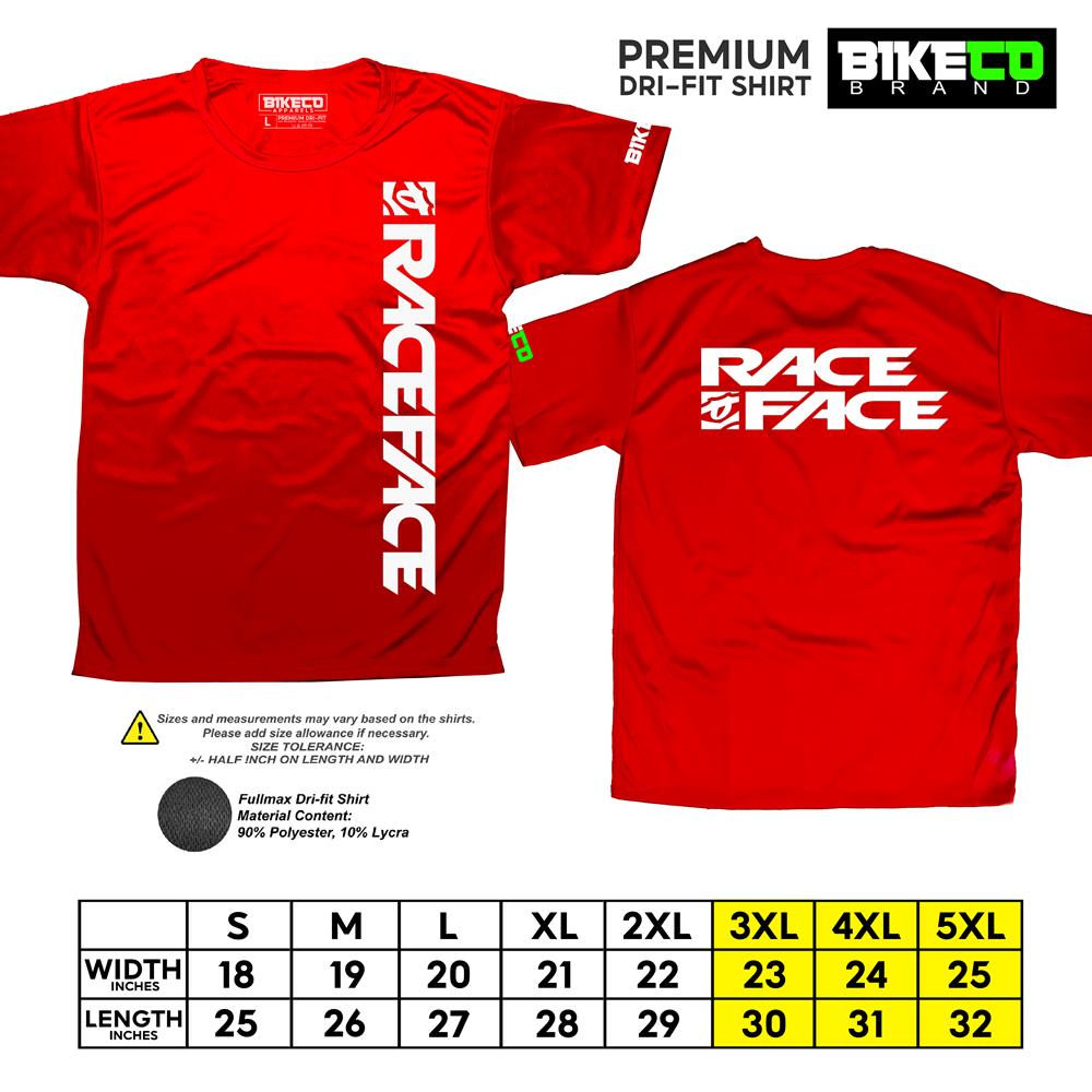 Race Face Side Print | Premium Cycling Dri-Fit Shirt - BIKECO APPARELS
