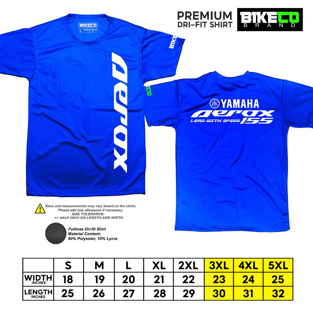 Aerox Side Print | Premium Riding Dri-Fit Shirt - BIKECO APPARELS