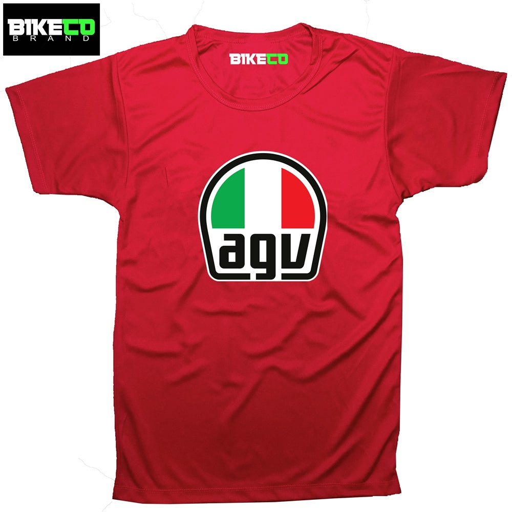 AGV Logo Riding Dri-Fit Shirt | BIKECO Brand Collections