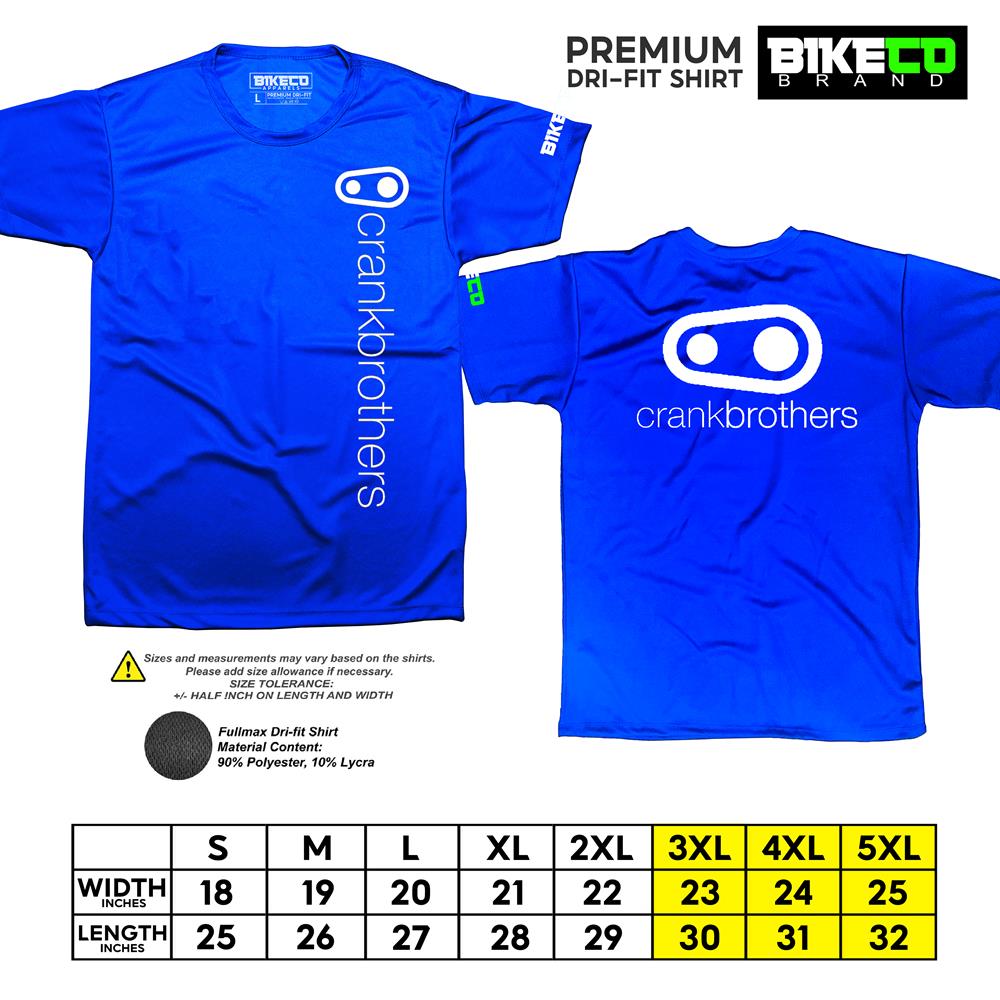 Crank Brothers Side Print | Premium Cycling Dri-Fit Shirt - BIKECO APPARELS
