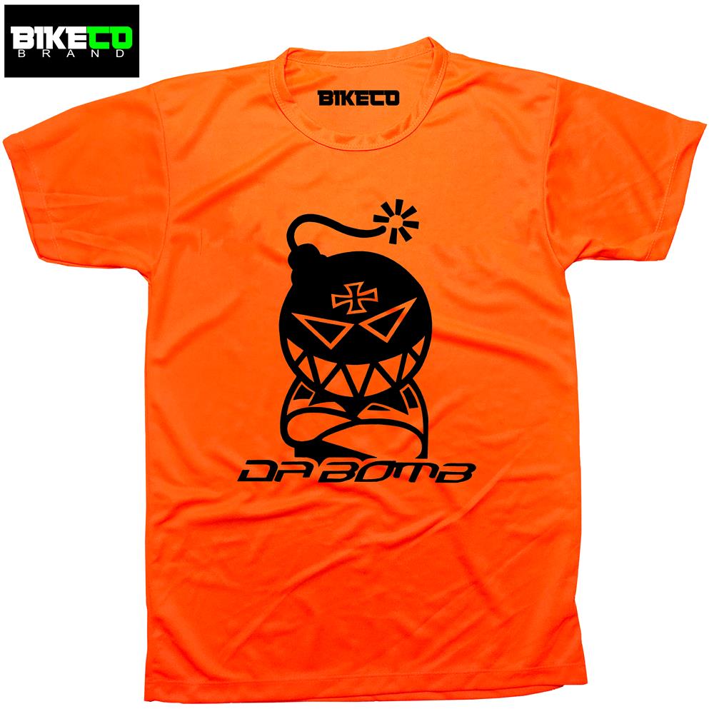 Da Bomb Logo Cycling Dri-Fit Shirt | BIKECO Brand Collections