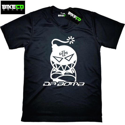 Da Bomb Logo Cycling Dri-Fit Shirt | BIKECO Brand Collections