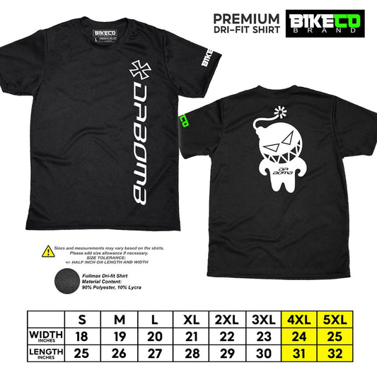 Da Bomb Side Print | Premium Cycling Dri-Fit Shirt