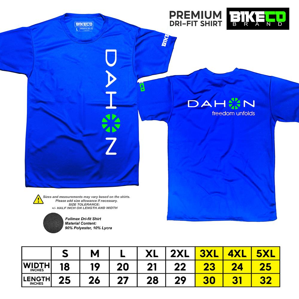 Dahon Side Print | Premium Cycling Dri-Fit Shirt - BIKECO APPARELS