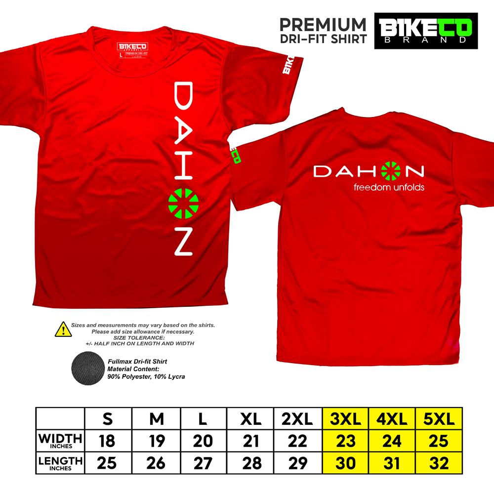Dahon Side Print | Premium Cycling Dri-Fit Shirt - BIKECO APPARELS