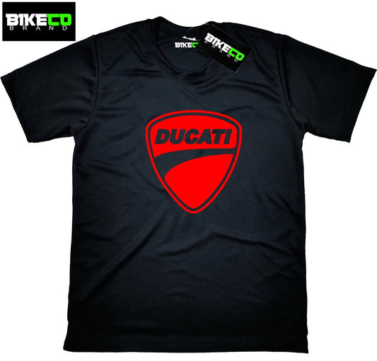 Ducati Logo Riding Dri-Fit Shirt | BIKECO Brand Collections