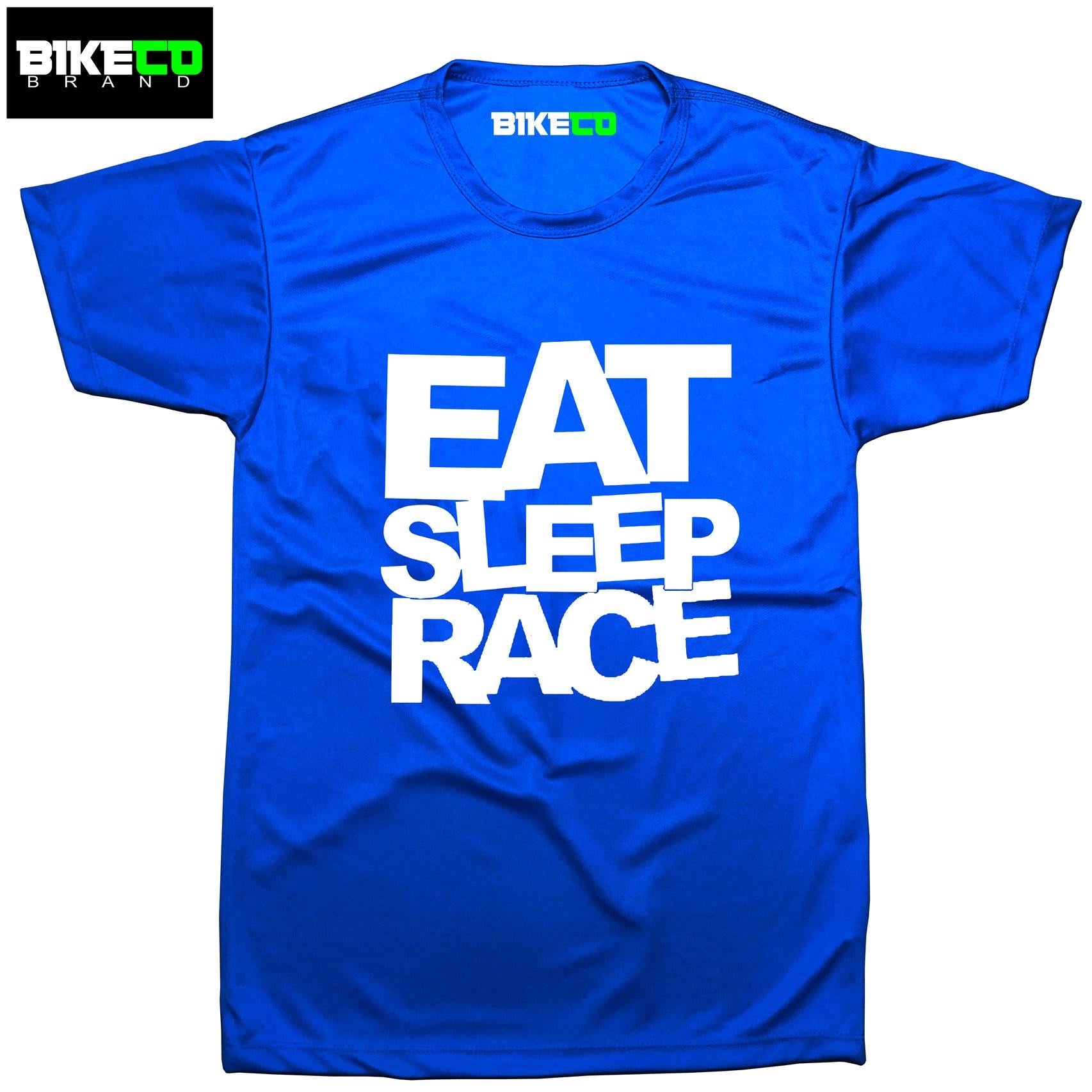 Eat Sleep Race Riding Dri-Fit Shirt | BIKECO Brand Collections - BIKECO APPARELS