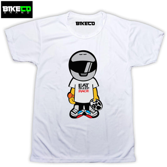 Eat Sleep Race* Riding Dri-Fit Shirt | BIKECO Brand Collections - BIKECO APPARELS