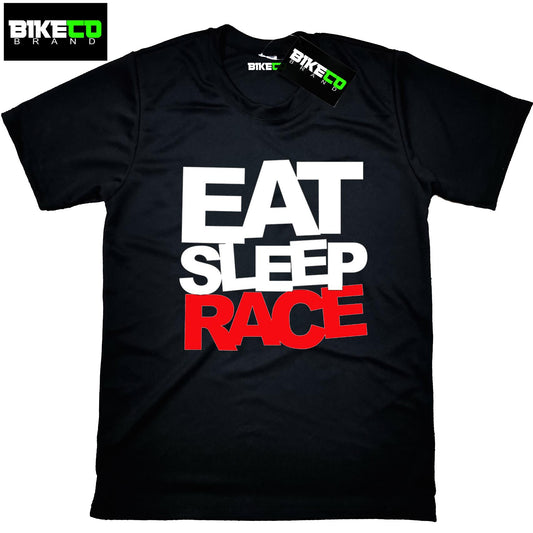 Eat Sleep Race Riding Dri-Fit Shirt | BIKECO Brand Collections - BIKECO APPARELS