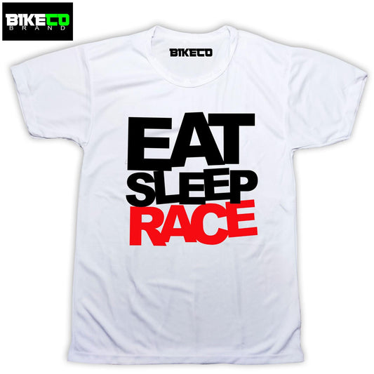 Eat Sleep Race Riding Dri-Fit Shirt | BIKECO Brand Collections - BIKECO APPARELS