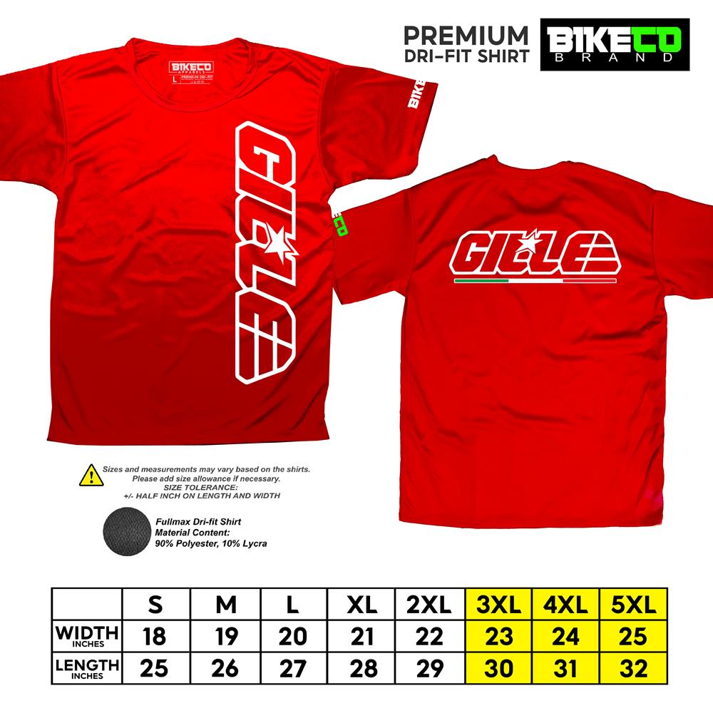 Gille Side Print | Premium Riding Dri-Fit Shirt - BIKECO APPARELS