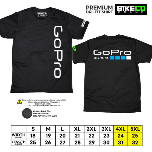 Go Pro Side Print | Premium Cycling Dri-Fit Shirt