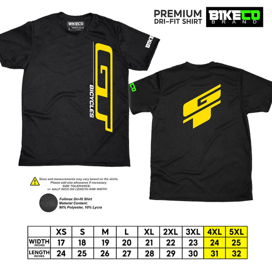 GT Side Print | Premium Cycling Dri-Fit Shirt - BIKECO APPARELS
