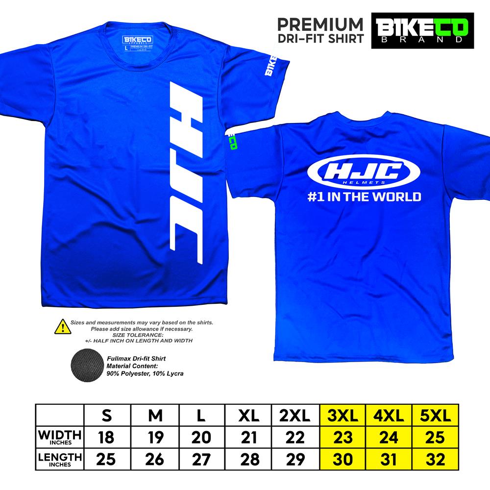 HJC Side Print | Premium Riding Dri-Fit Shirt - BIKECO APPARELS