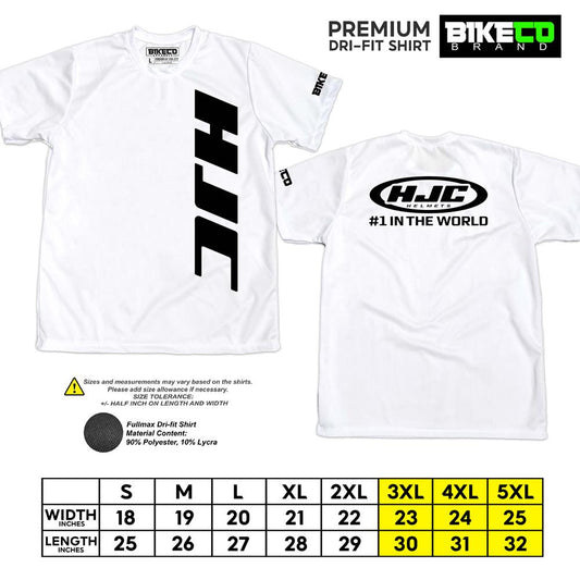 HJC Side Print | Premium Riding Dri-Fit Shirt - BIKECO APPARELS
