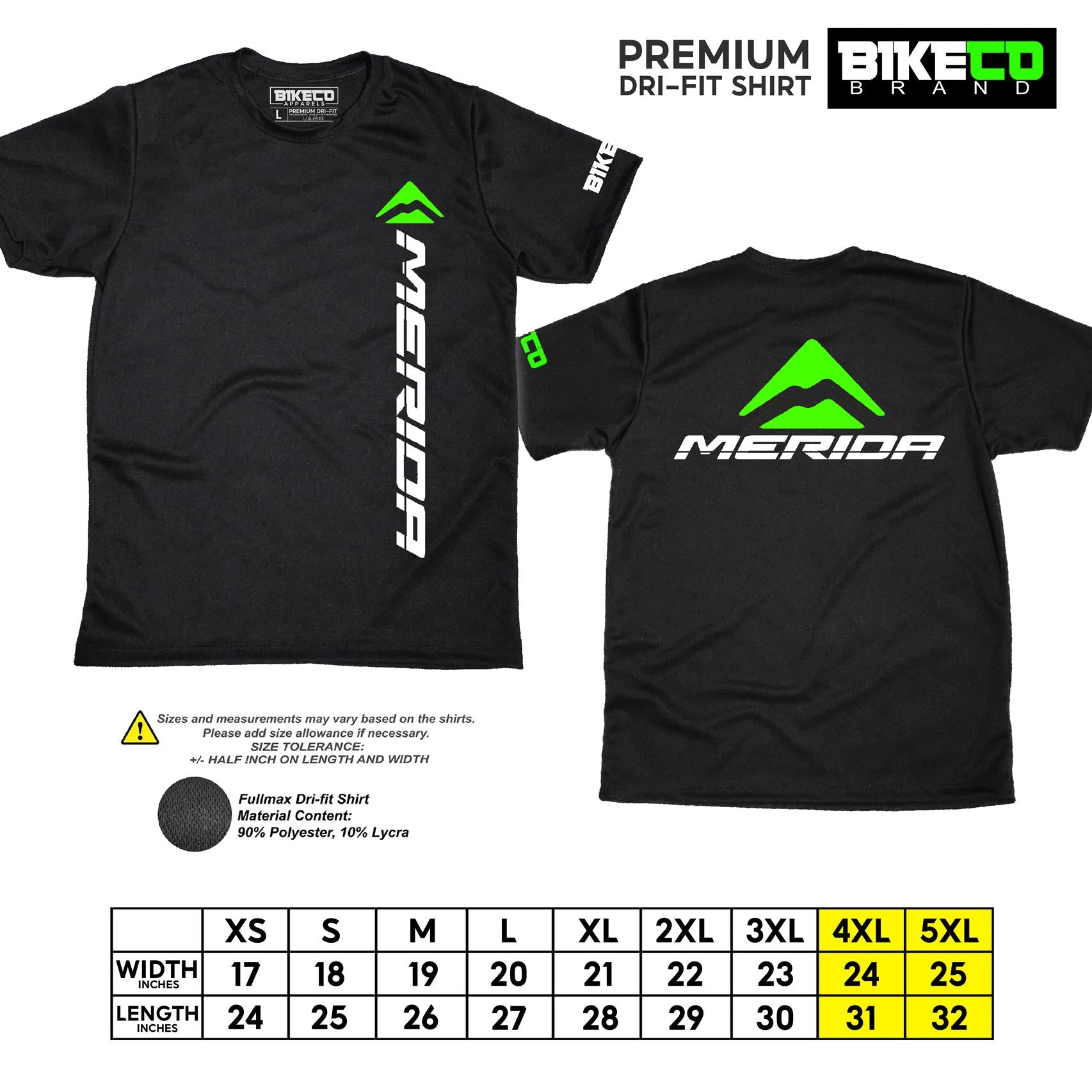 Merida Side Print | Premium Cycling Dri-Fit Shirt - BIKECO APPARELS