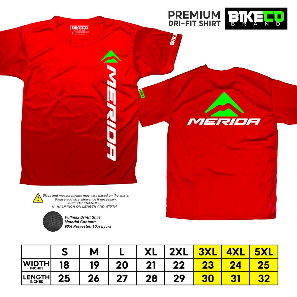 Merida Side Print | Premium Cycling Dri-Fit Shirt - BIKECO APPARELS