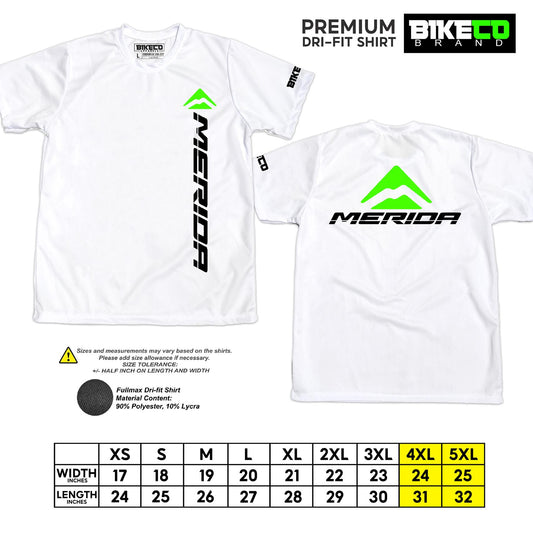 Merida Side Print | Premium Cycling Dri-Fit Shirt - BIKECO APPARELS