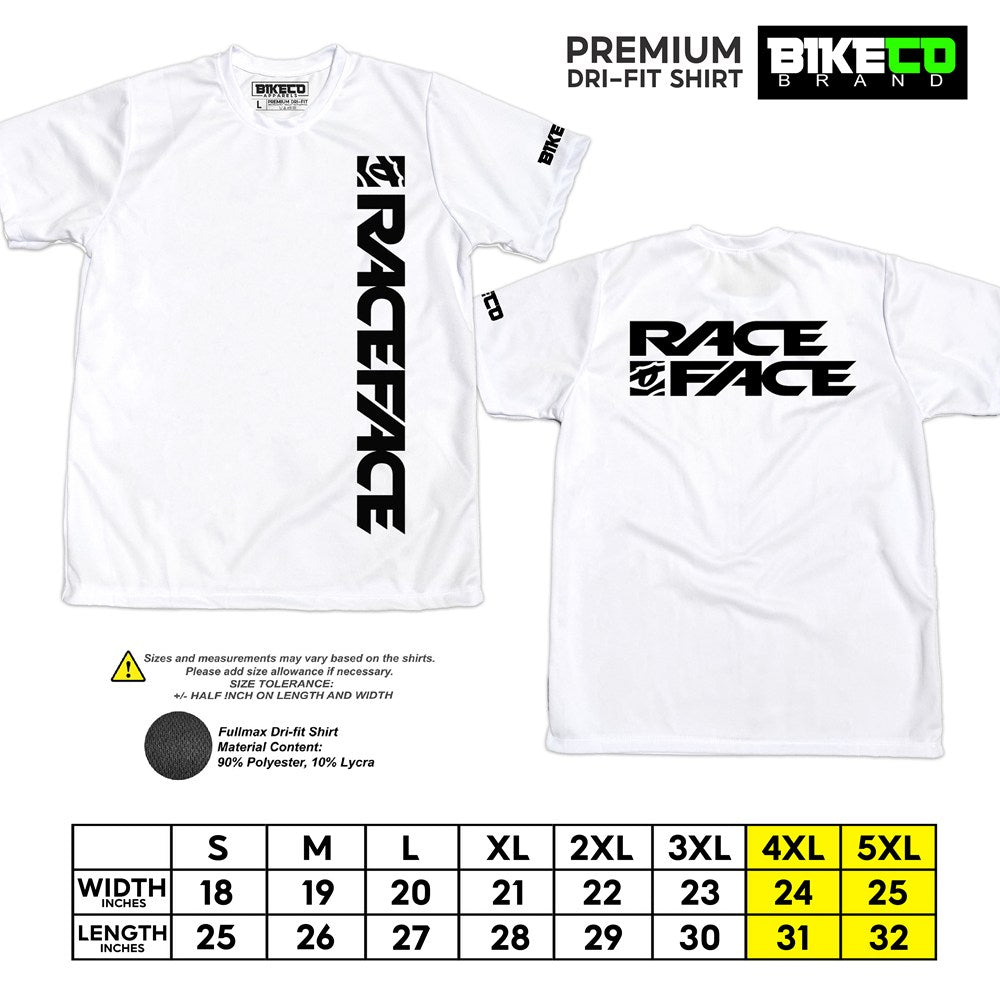 Race Face Side Print | Premium Cycling Dri-Fit Shirt - BIKECO APPARELS
