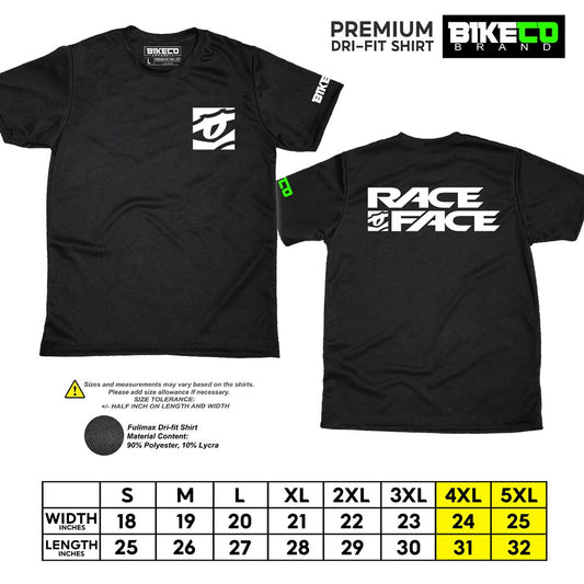Race Face Pocket Print | Premium Riding Dri-Fit Shirt
