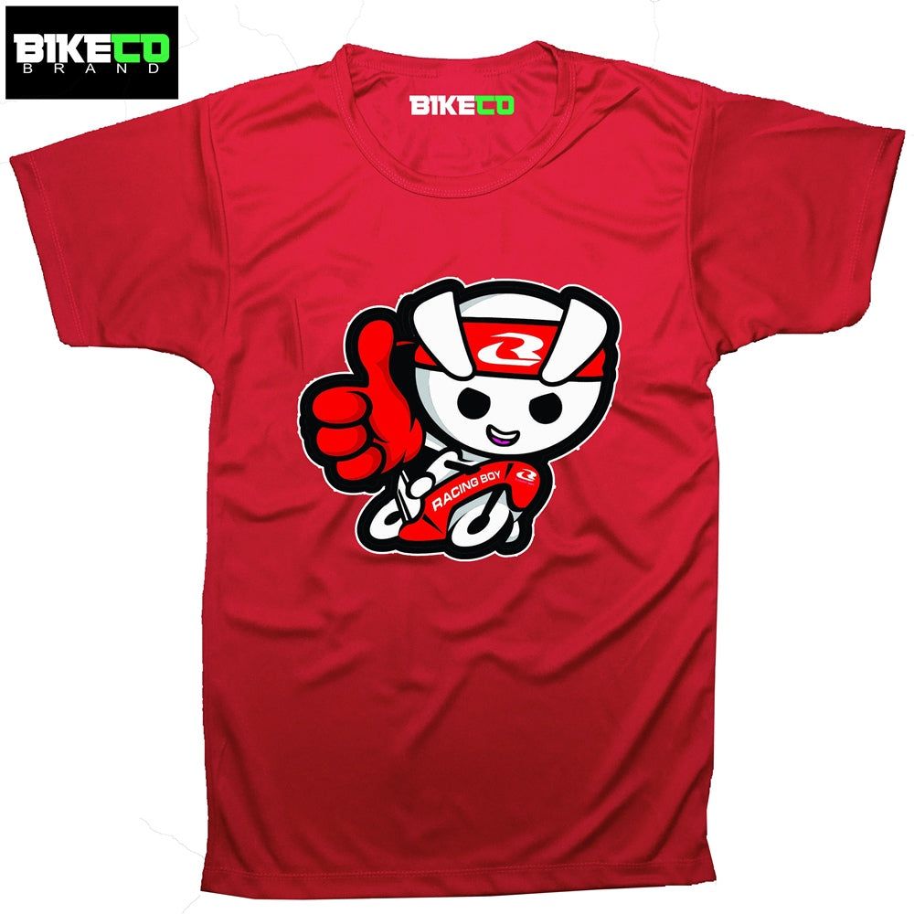 Racing Boy Logo Riding Dri-Fit Shirt | BIKECO Brand Collections