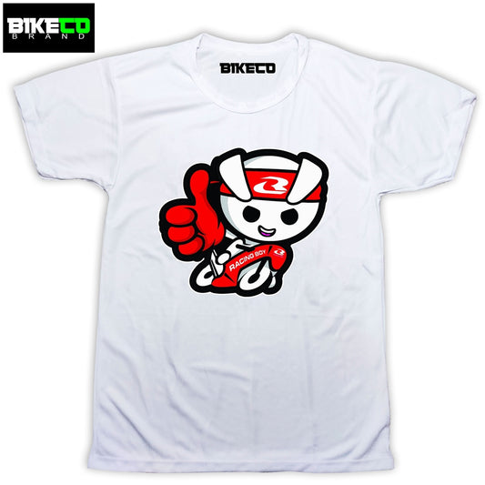 Racing Boy Logo Riding Dri-Fit Shirt | BIKECO Brand Collections