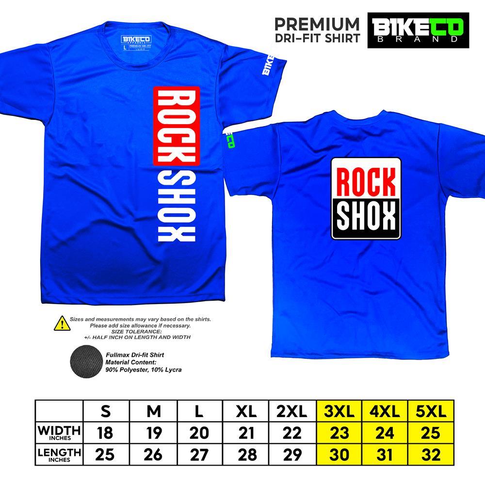 Rock Shox Side Print | Premium Cycling Dri-Fit Shirt - BIKECO APPARELS