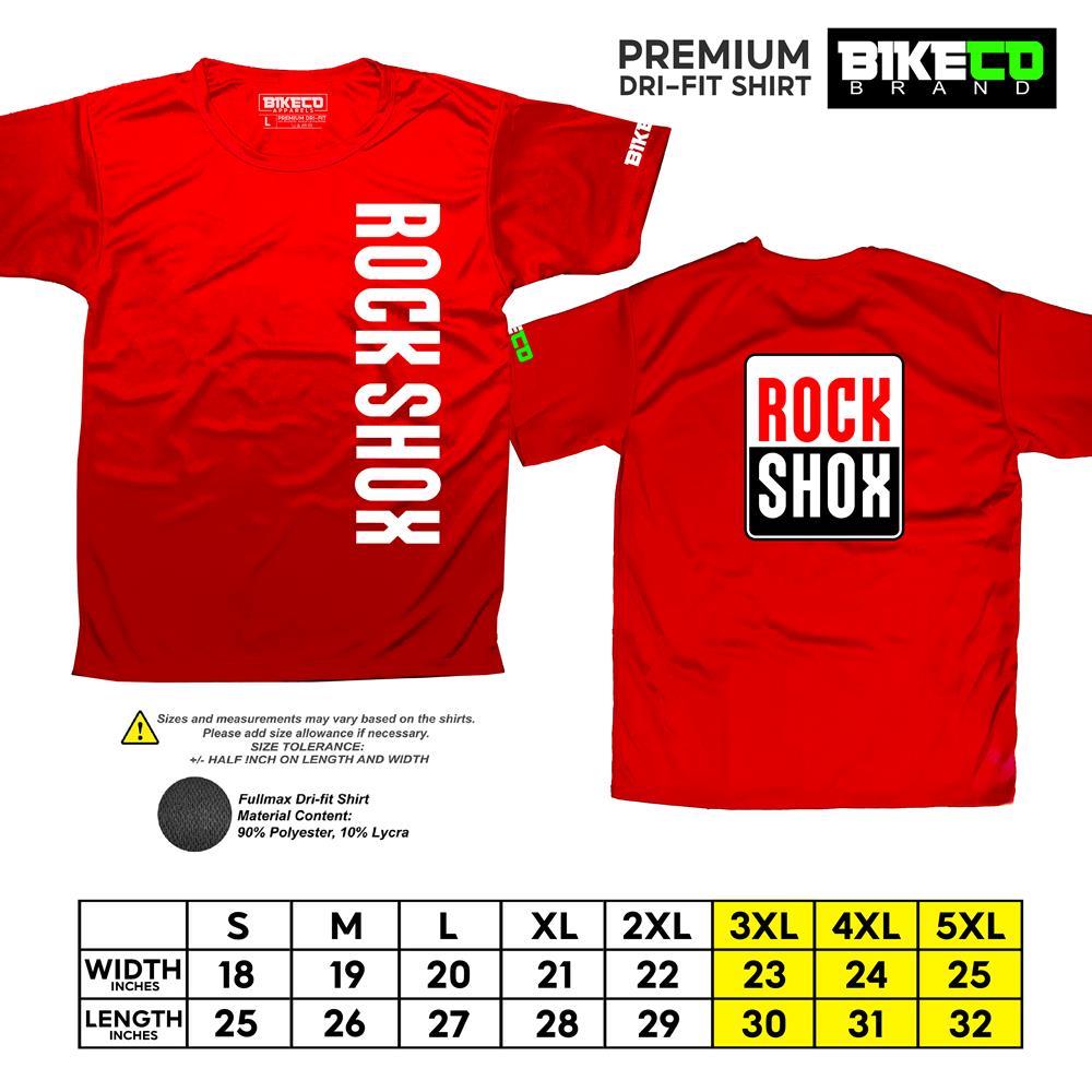 Rock Shox Side Print | Premium Cycling Dri-Fit Shirt - BIKECO APPARELS