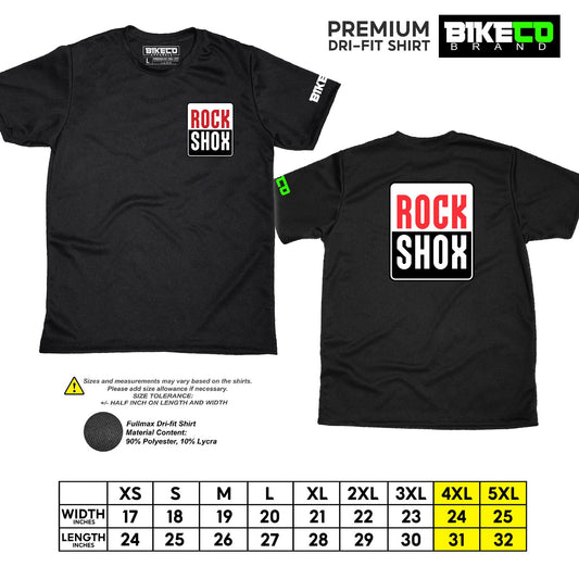 Rock Shox Pocket Print | Premium Riding Dri-Fit Shirt