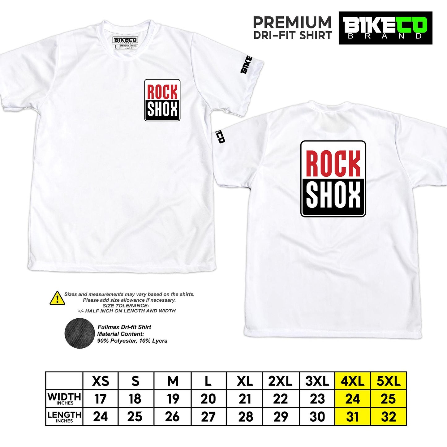 Rock Shox Pocket Print | Premium Riding Dri-Fit Shirt