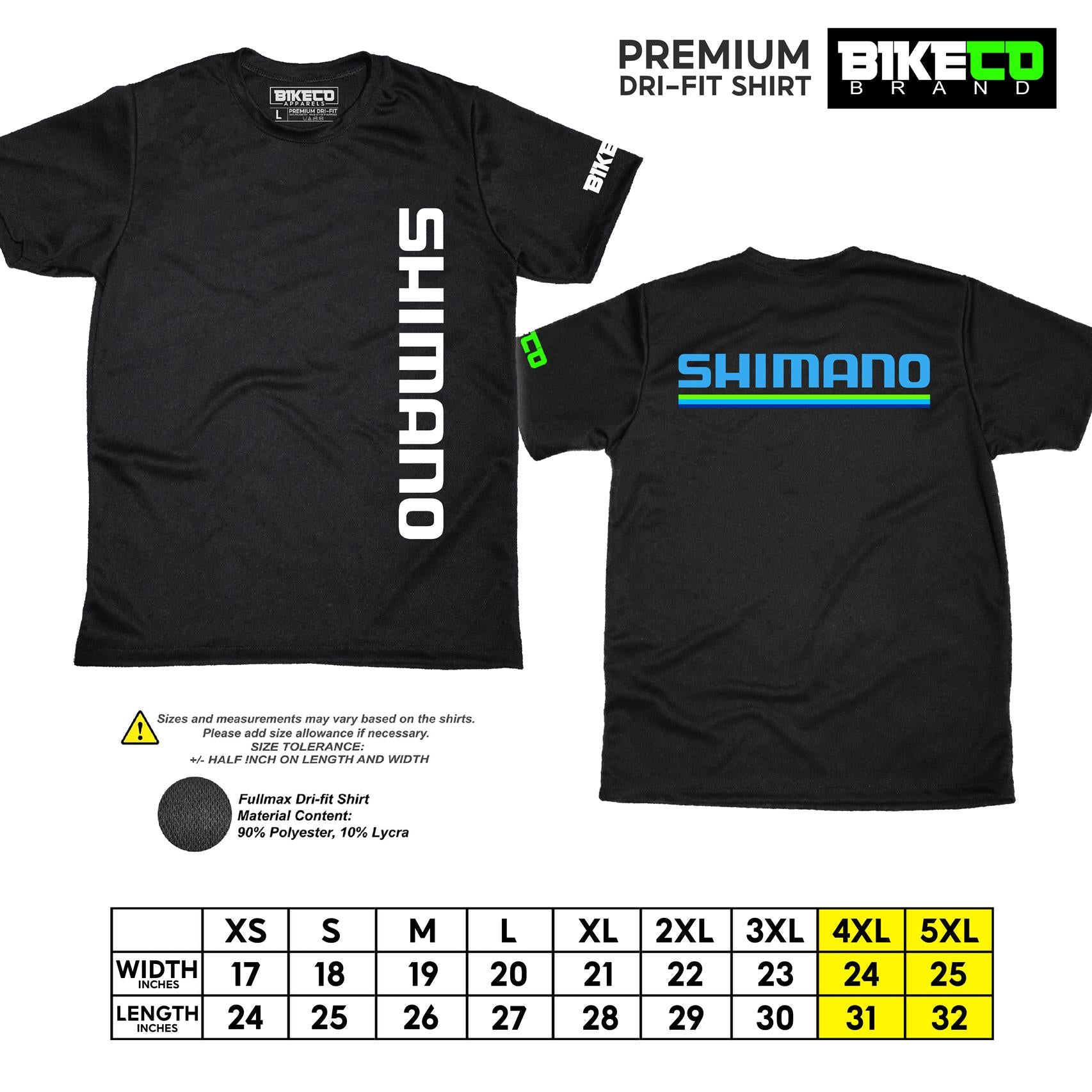 Shimano Side Print | Premium Cycling Dri-Fit Shirt - BIKECO APPARELS