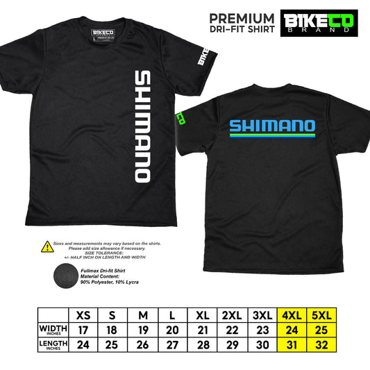 Shimano Side Print | Premium Cycling Dri-Fit Shirt - BIKECO APPARELS