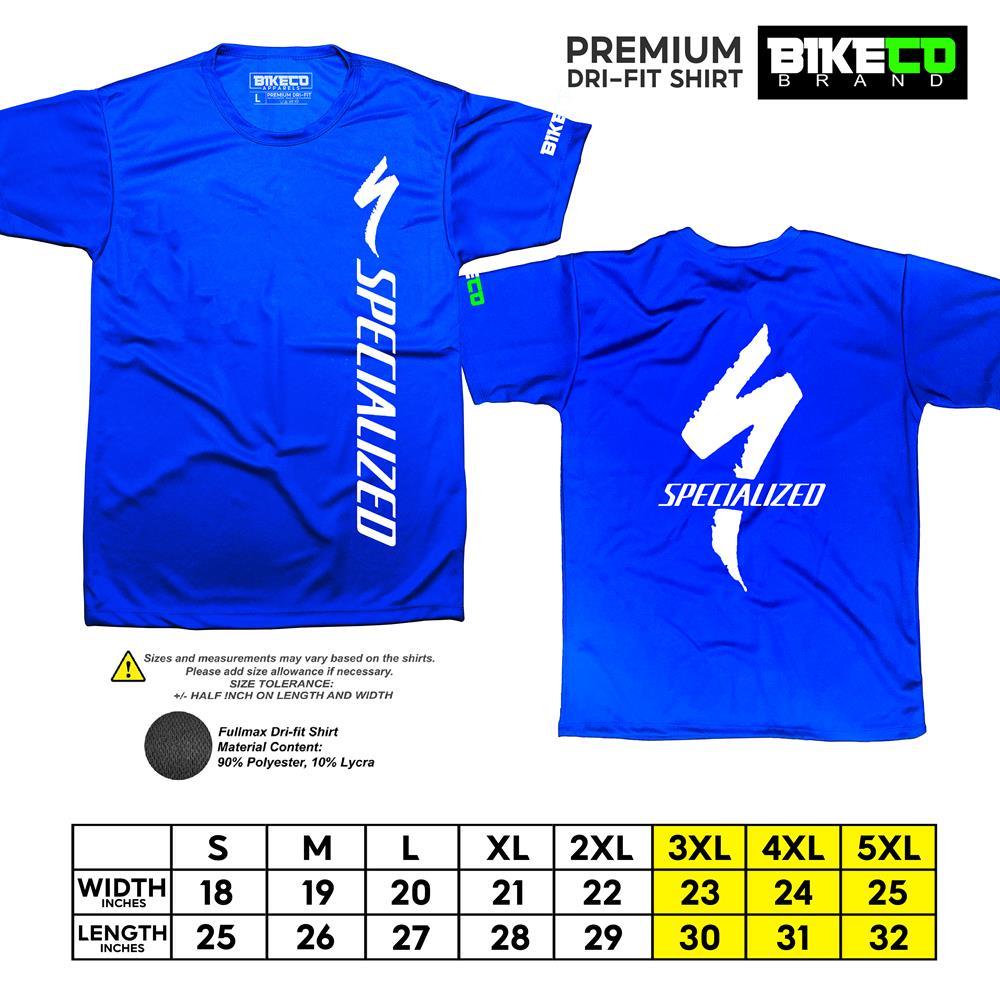 Specialized Side Print | Premium Cycling Dri-Fit Shirt - BIKECO APPARELS