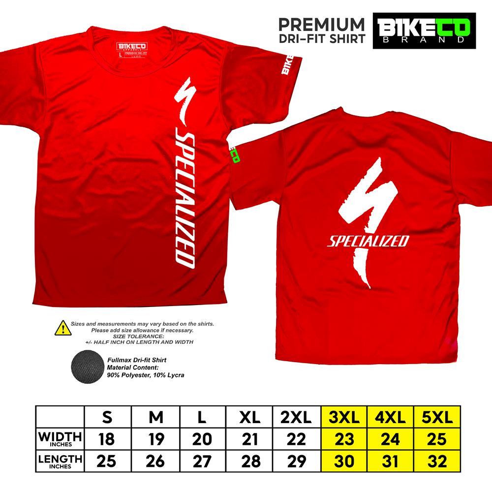 Specialized Side Print | Premium Cycling Dri-Fit Shirt - BIKECO APPARELS