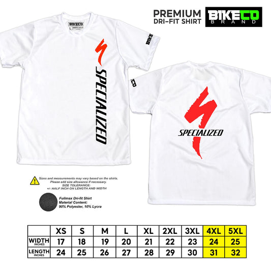 Specialized Side Print | Premium Cycling Dri-Fit Shirt - BIKECO APPARELS